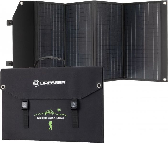 Портативний зарядний пристрій сонячна панель Bresser Mobile Solar Charger 40 Watt USB DC (3810040)