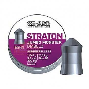 Кулі пневм JSB Monster Straton, 5,51 мм , 1,645 г, 200 шт/уп, 14530536