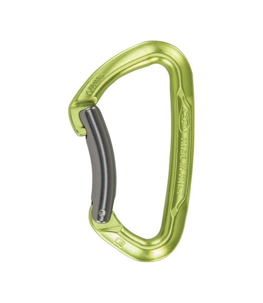 Карабін Climbing Technology Lime Bent green / grey, 2C45700 ZZC