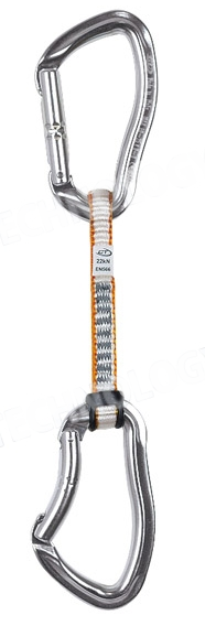 Відтяжка з карабінами Climbing Technology AOA Nimble set dy 12cm, 2E665BB AOA