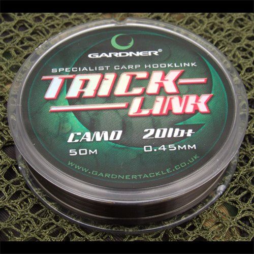 Повідковий матеріал Gardner TRICK LINK, 20lB, 9,2кг, 50 м, CAMO (XTL20)