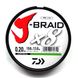 Шнур Daiwa J-Braid X8 0,18mm-150m CHARTREUSE (12750-018) 12750-018 фото 2