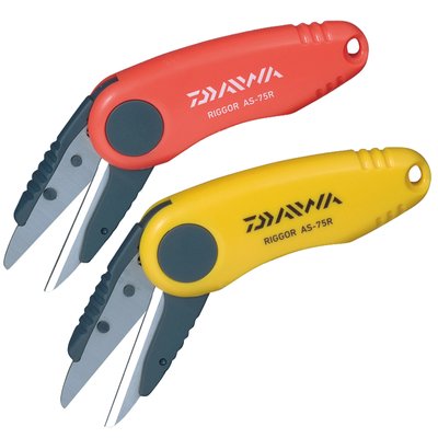 Ножницы Daiwa Rigor AS-75R Red/Yellow (04910132)