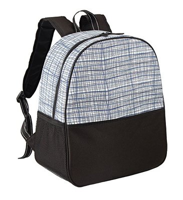 Ізотермічна сумка-рюкзак TE-3025 25л білий принт смужка, 4820211100339WPRINT