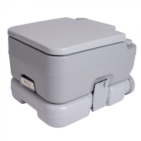 Біотуалет Bo-Camp Portable Toilet Flush 10л Grey (5502825), Сірий, DAS301637