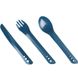Lifeventure вилка, ложка, нож Ellipse Cutlery navy blue 75017 фото 3