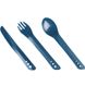 Lifeventure вилка, ложка, ніж Ellipse Cutlery navy blue 75017 фото 1