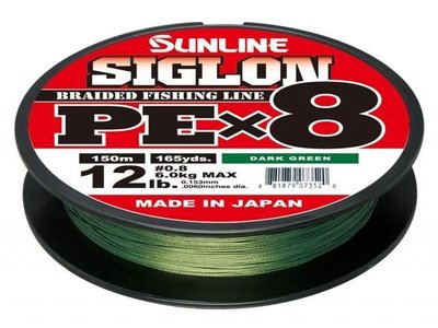 Шнур Sunline Siglon PE х8 300m (темн-зел)