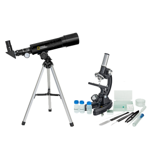 Мікроскоп National Geographic Junior 40x-640x + Телескоп 50/360 (з кейсом)