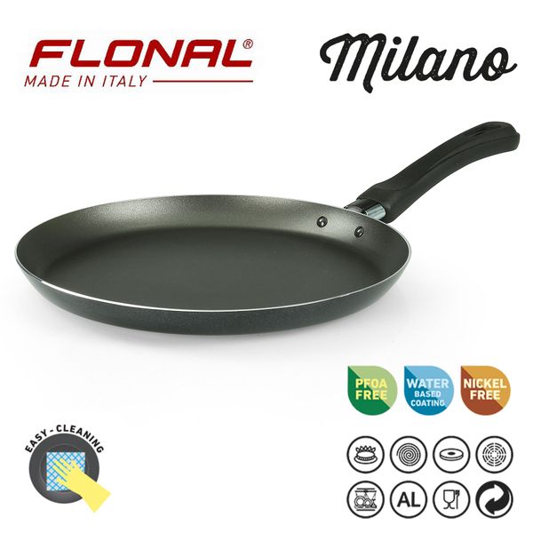 Сковорода для блинов Flonal Milano 25 см (GMRCR2542), Чорний
