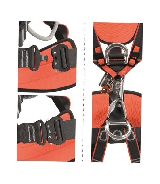 Альтанка Climbing Technology BC AXESS QR Harness S/М 7H164 чорна/помаранчева, 7H164 BC