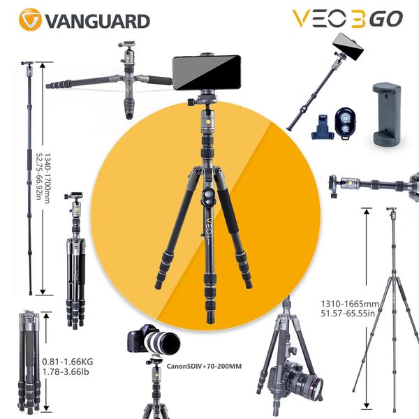 Штатив Vanguard VEO 3GO 235CB (VEO 3GO 235CB), Черный