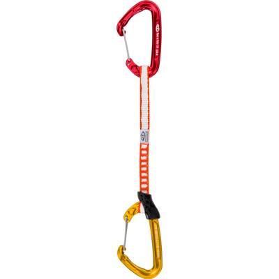 2E692FP C0S Fly-Weight EVO Red and Gold colour carabiners DY sling 10 mm/17 cm white/red