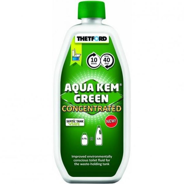 Засіб для дезодорації біотуалетів Thetford Aqua Kem Green концентрат 0.75л, 8710315995251