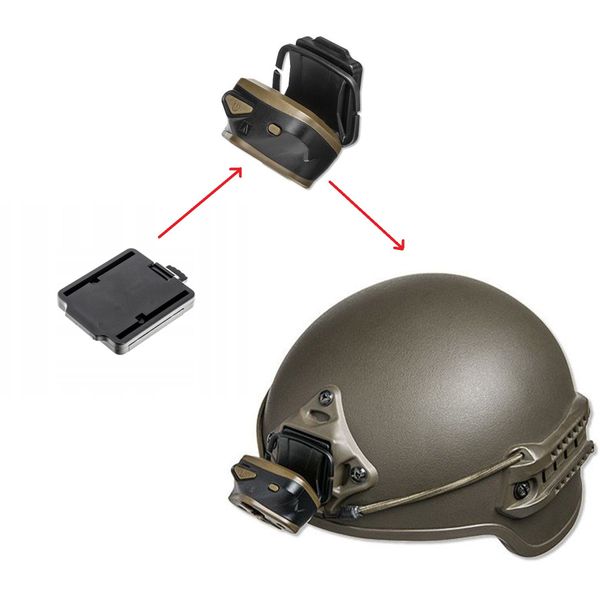 Адаптер Mactronic для крепления фонаря Nomad 03 на шлем DAS301727 фото
