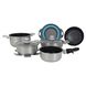 Набор посуды Gimex Cookware Set induction 9 предметов Silver (6977226) DAS302023 фото 1