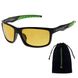 Поляризаційні (противідблискуючі) сонцезахисні окуляри для риболовлі Norfin For Lucky John 04 лінза жовта NF-FC2004 фото 1