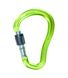 Карабін Climbing Tehcnology Axis HMS SG screw lock green anodized - grey 2C38500 ZZB фото 1