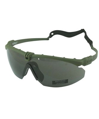 Окуляри тактичні KOMBAT UK Ranger Glasses Smoke Lenses, оливковий