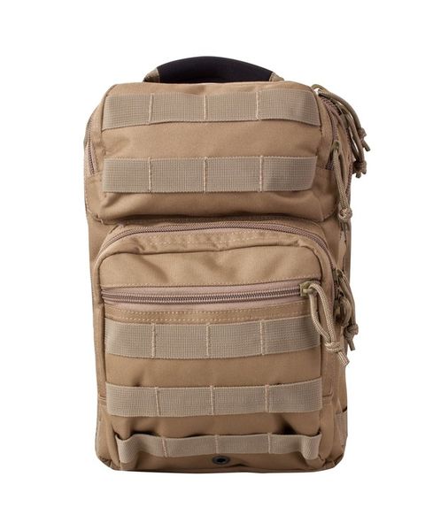 Рюкзак тактичний однолямковий KOMBAT UK Mini Molle Recon Shoulder Bag 10л Койот