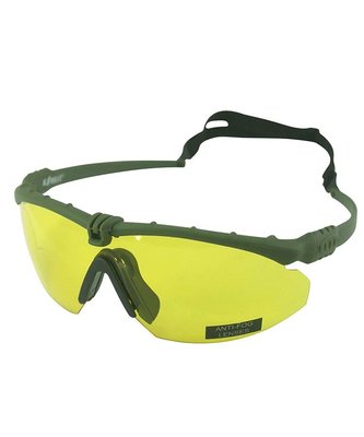 Очки тактические KOMBAT UK Ranger Glasses Yellow Lenses, мультикам