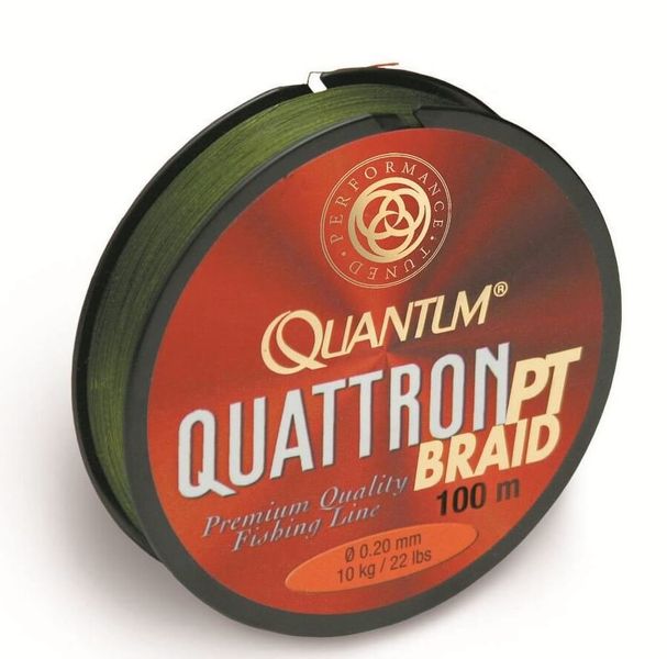 Шнур Quantum Quattron, 0.08 мм, 100 м, зелений (2338108)