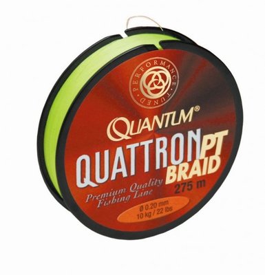 Шнур Quantum Quattron, 0.22 мм, 100 м, зеленый (2338122)