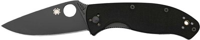 Ніж Spyderco Tenacious Black Blade, к:black, 870431