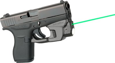 Вказівник LaserMax на скобу для Glock 42/43 з ліхтариком зелений