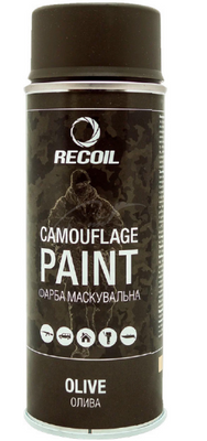 Краска маскировочная аэрозольная RecOil 400мл олива