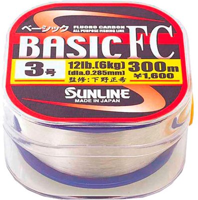 Флюорокарбон Sunline Basic FC 300м, 0,235, 4кг
