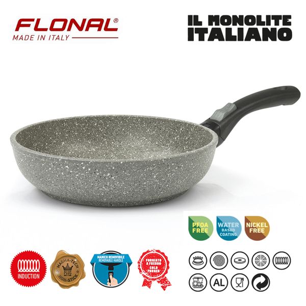 Сковорода Flonal Monolite 20 см (MOIPB2090), Сірий