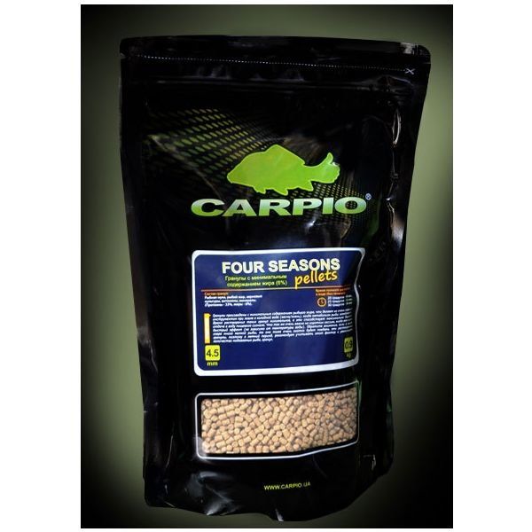 Пелетс Carpio Four Seasons pellets 6mm 0.9kg