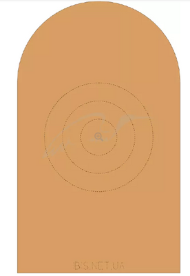 Мішень ІБІС NRA D1, картон, 1030059