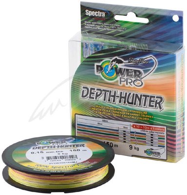 Шнур Power Pro Depth-Hunter 150м Multi Color