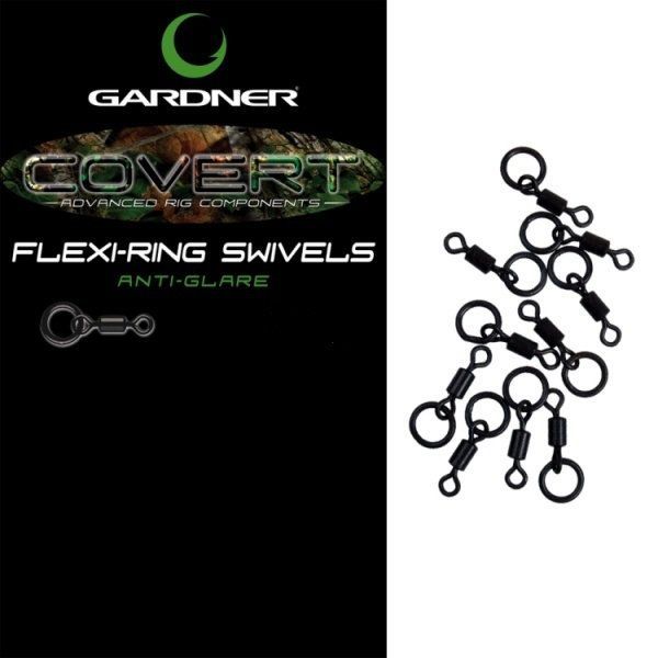 Вертлюжок з кільцем Gardner covert flexi-ring swivel anti glare №8 (10шт)