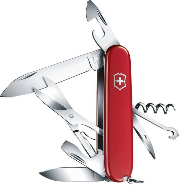 Ніж VICTORINOX 1.3703 Swiss Army Climber. Червоний