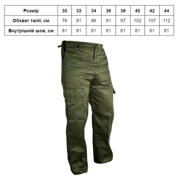 Штани тактичні KOMBAT UK Kombat Trousers Оливковий