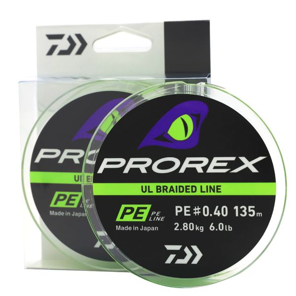 Шнур Daiwa Prorex UL Braid PE 0.3 135m 2.10kg (12996-003)