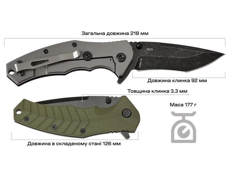 Ніж Skif Griffin II BSW Olive