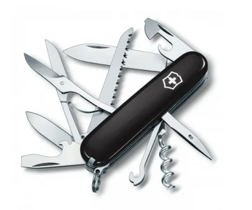 1.3713.3 Нож Victorinox Swiss Army Huntsman черный