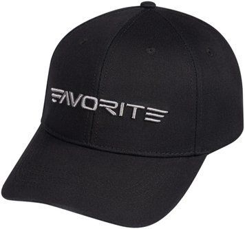 Кепка Favorite Long Silver Logo 58 Black, 58