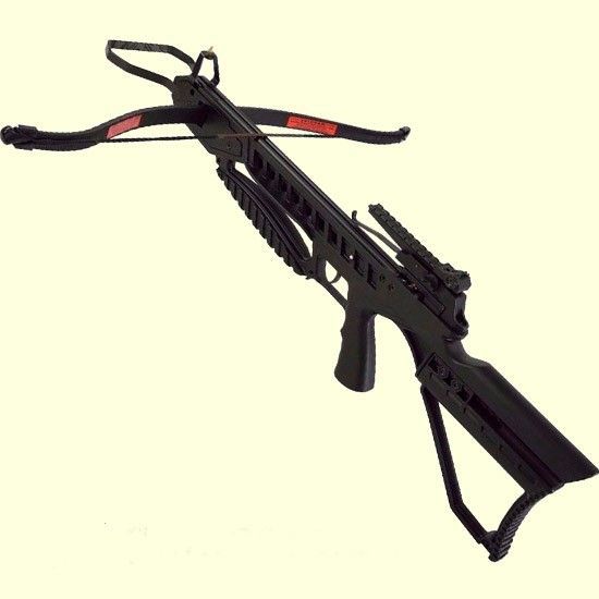 Арбалет Man Kung MK-XB21BK, Рекурсивный, винтовочного типа, пластик. приклад ц:черный, 1000033