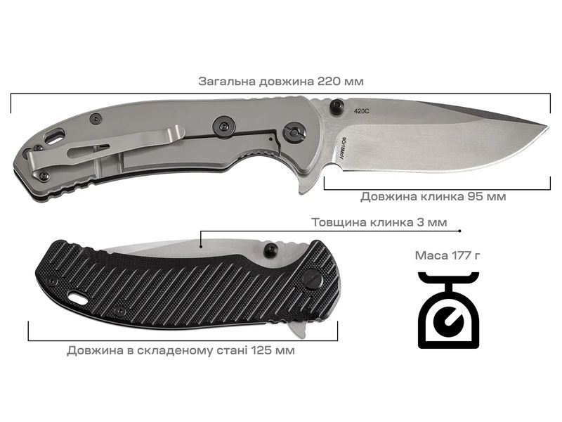 Нож Skif Sturdy II SW Black