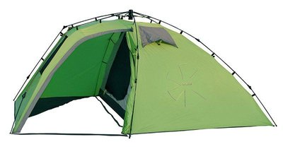 Палатка полуавтоматическая Norfin PELED 3 3000мм / FG / 205+(125)Х195х135см / NF
