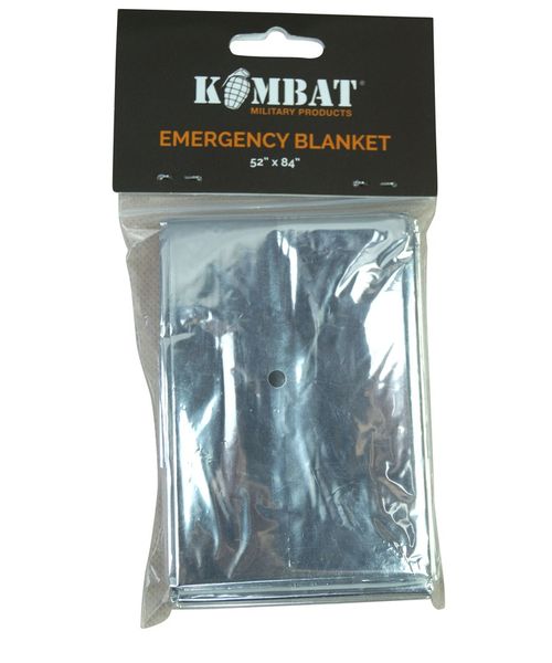 Ковдра з фольги KOMBAT UK Emergency Foil Blanket
