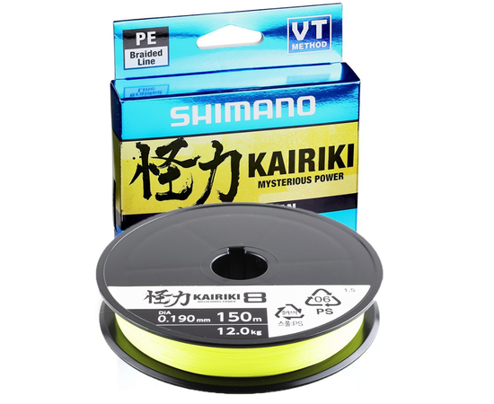 Шнур Shimano Kairiki 8 PE (Yellow) 150m