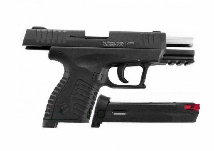 Пистолет стартовый Retay XR кал 9 мм Цвет black, 11950341