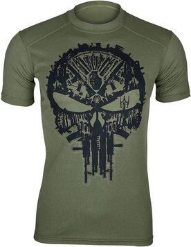 Футболка Kramatan The Punisher Tactical Design olive, L