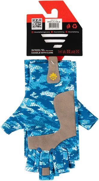 Перчатки Favorite Solar Fishing Gloves 5 Cut S/M ц:white/blue, S/M